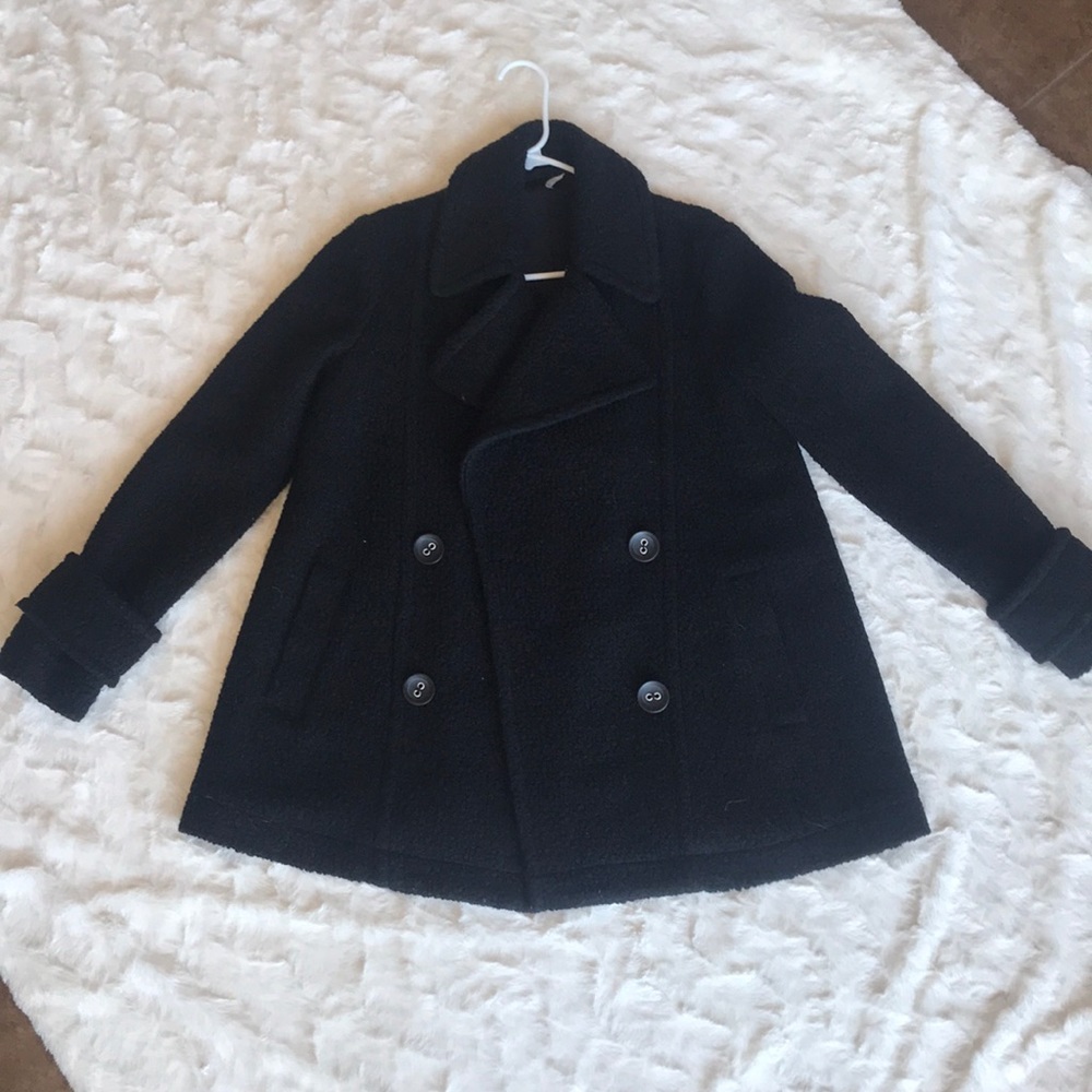 Free people black peacoat